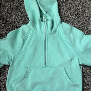 lululemon athletica Mint Green scuba Hoodie